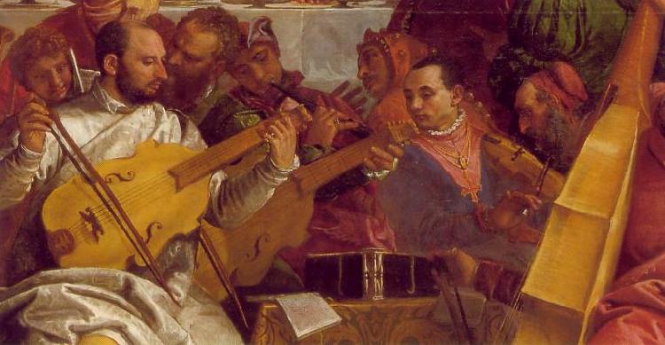 VERONESE (Paolo Caliari) The Marriage at Cana (detail) we Sweden oil painting art